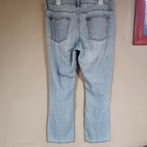 Old Navy Straight Jeans 36 X 30 Light Blue - Picture 2 of 3
